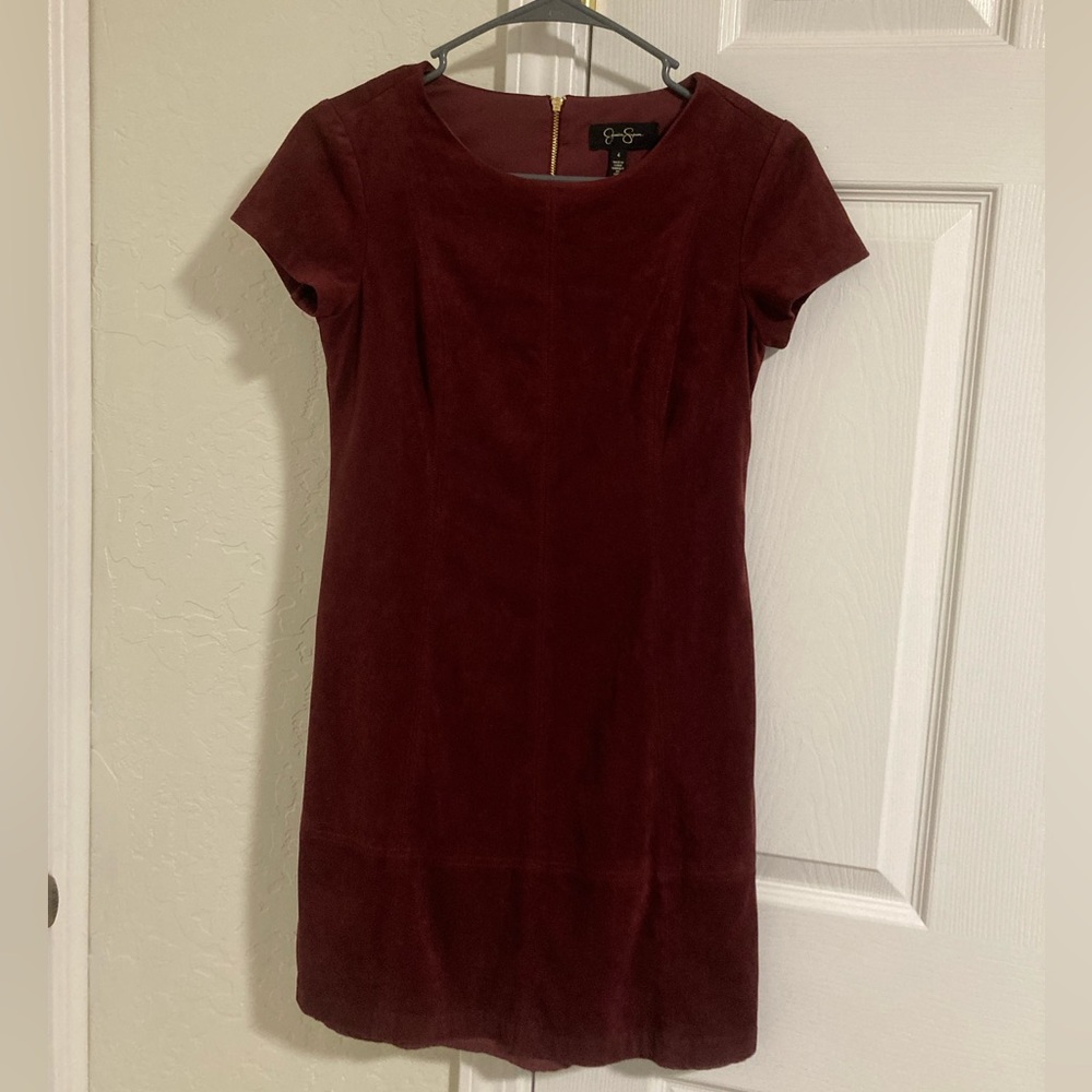Mini Faux Suede Dress